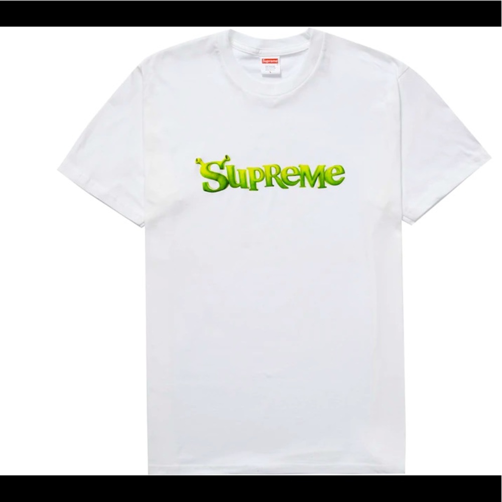 MEDIUM SUPREME shirt with Shrek logo